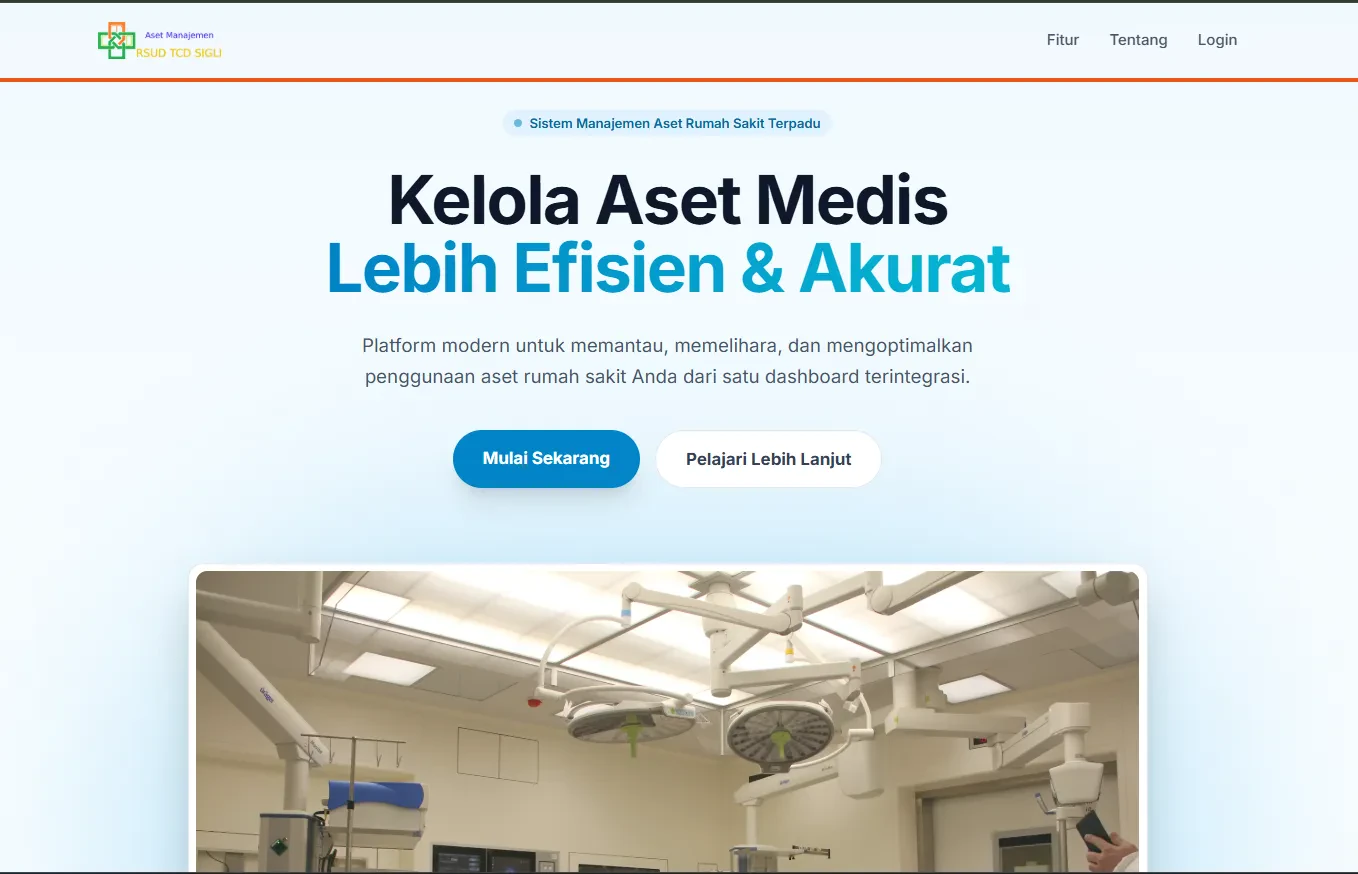 Sistem Manajemen Aset Rumah Sakit Terpadu